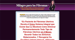Desktop Screenshot of milagroparalosfibromas.com