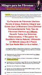 Mobile Screenshot of milagroparalosfibromas.com
